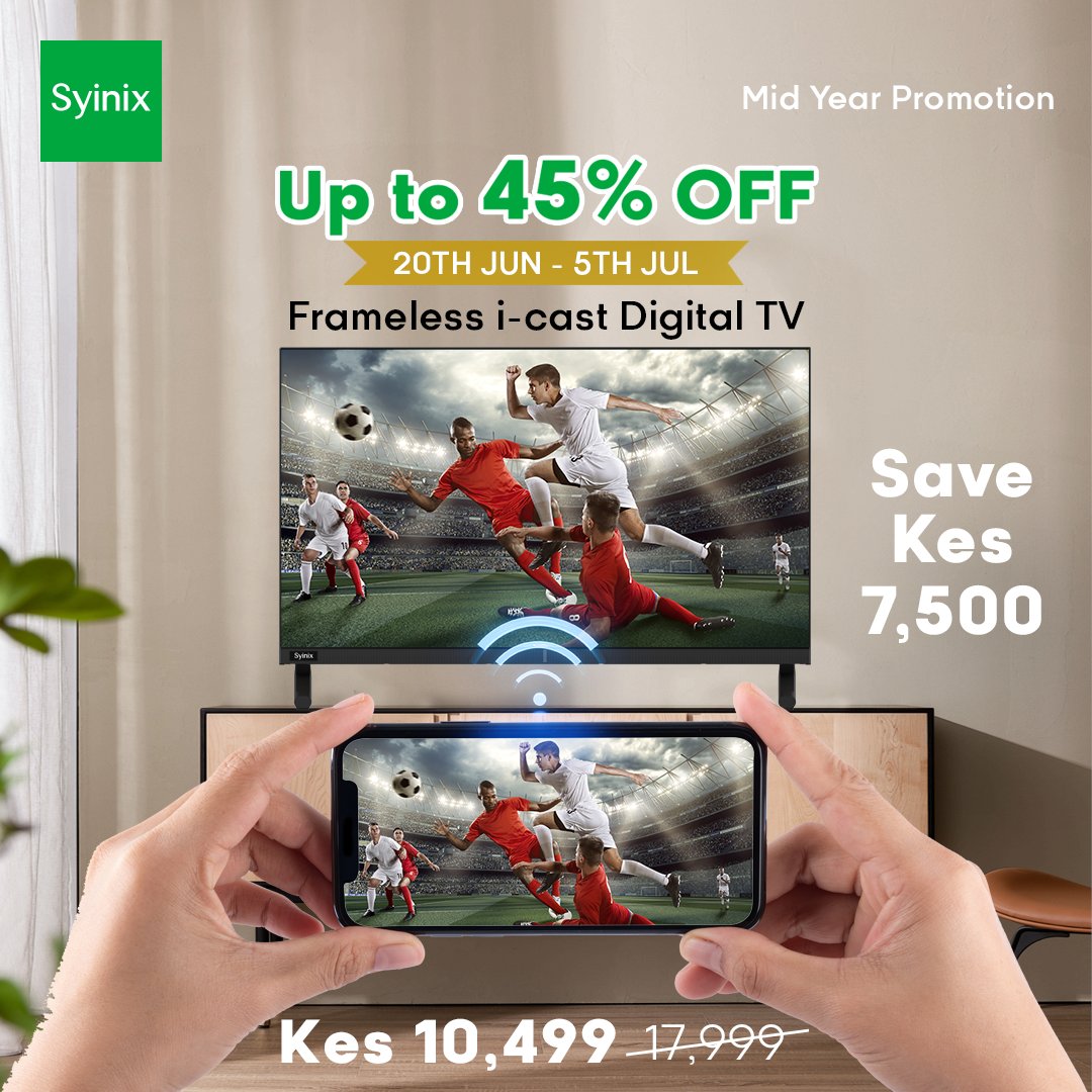 SyinixKE's tweet image. Know more about our offers and Syinix products on the links below and share your views in the comment setion😍😍
Click nairobileo.co.ke/.../list-of-be…... and tech-ish.com/2023/06/17/syi…
#shareandwin #syinixelectronics #androidtvs #u51series #32E4M