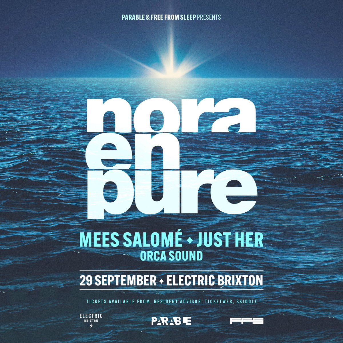 📲 PRE-SALE SIGN UP ▻ bit.ly/NoraEnPureSign… We join forces with Parable once more for our first show together at @electricbrixton to welcome the worldwide dance music sensation @NoraEnPure back to London for her biggest headline show in the UK to date!🔥