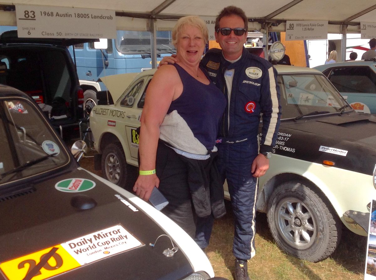 Bron Burrell and me at 2018 Goodwood Festival of Speed RS. We had fun all weekend. I was on a keep fit spell that year and back on it now but doubt I will get back to that shape. We had sponsorship from SJL PrintMedia Ltd who supplied accommodation, food and drink all weekend...