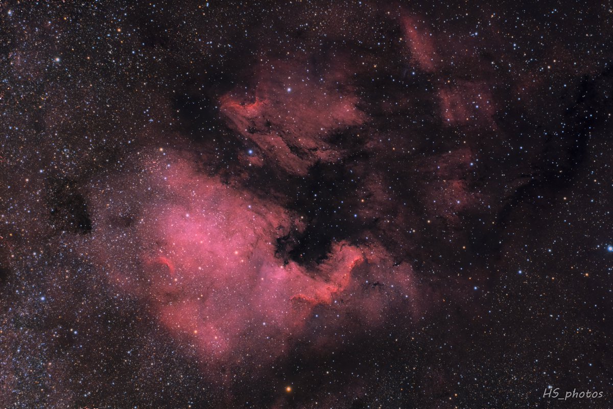 2023/6/25  宮城県 駒草平

北アメリカ星雲(NGC7000)

未改造カメラで撮ったけどそこそこ赤が出てくれた☺️