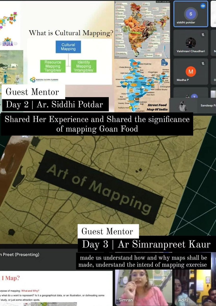 simpreet91's tweet photo. Invited for Guest Lecture for the workshop on " Art of Mapping" organized by @studiosakha . The theme revolved around mapping cultural heritage and food streets of Nagpur city. I had the priviledge of mentoring such a passionate and dedicated team. Truly humbled. https://t.co/QxoWy7Fq6C
