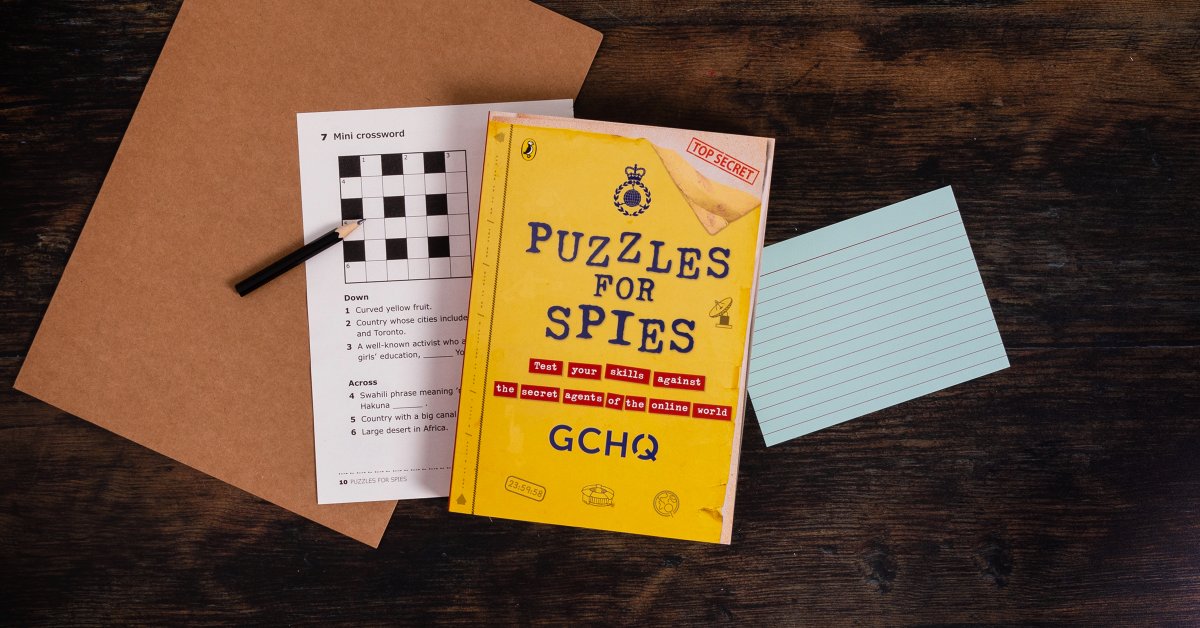 GCHQ's tweet photo. Calling all teachers! 🙌🏽 

We've teamed up with @twinklresources to create a resource for the classroom or at home, inspired by our new book, Puzzles for Spies.

Check it out and get puzzling together ⬇️

https://t.co/GZuZhSlH82 https://t.co/uUGnAFYhGS