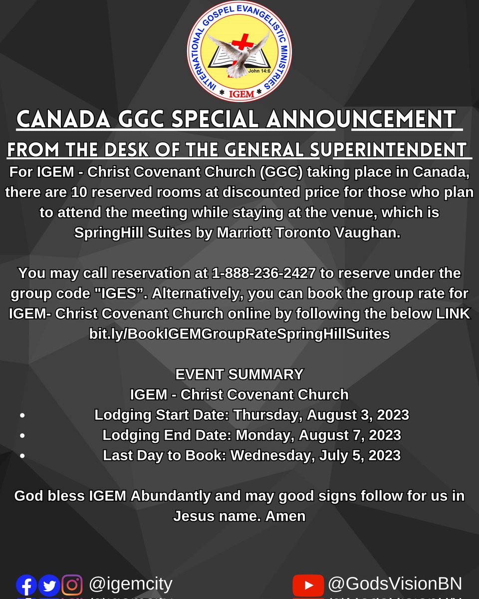 #igem #canadaggc #specialannouncement