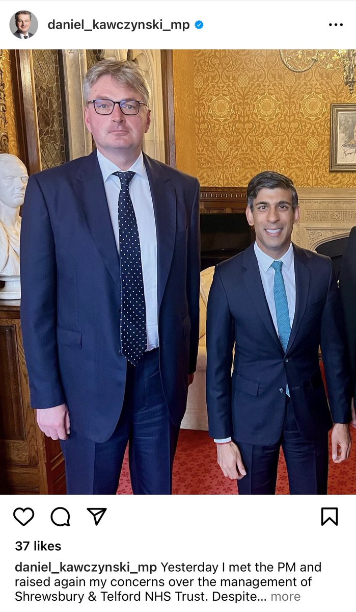 Parliament’s tallest MP Daniel Kawczynski - who is 6ft 9in - has posted a pic with the PM