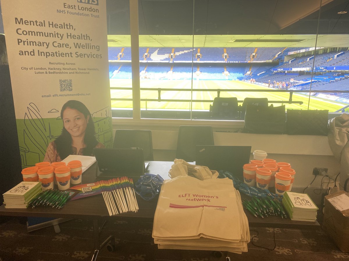 ELFT Resourcing team at Chelsea Football Club for the Princess Trust Fair for ages 16 - 30 year old. Are you looking for an admin role or HCA role, please stop by and pay us a visit. #Nhs #elft #jobfair
