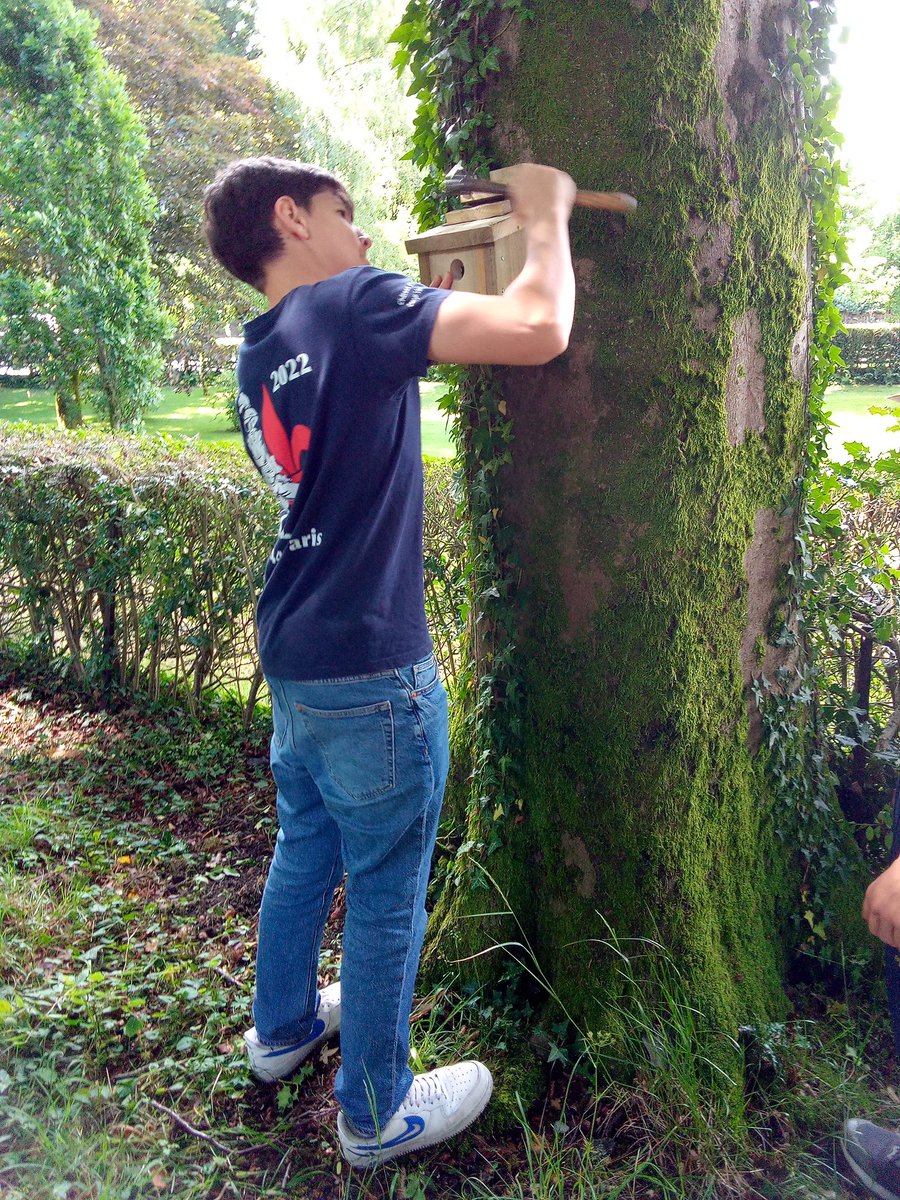 Today we had a lovely time around Sedbergh hanging our bird boxes ready for next spring. #challengeweek2023 A big shout out to my group who did a lovely job! <a href="/SedberghSchool/">Sedbergh School</a>