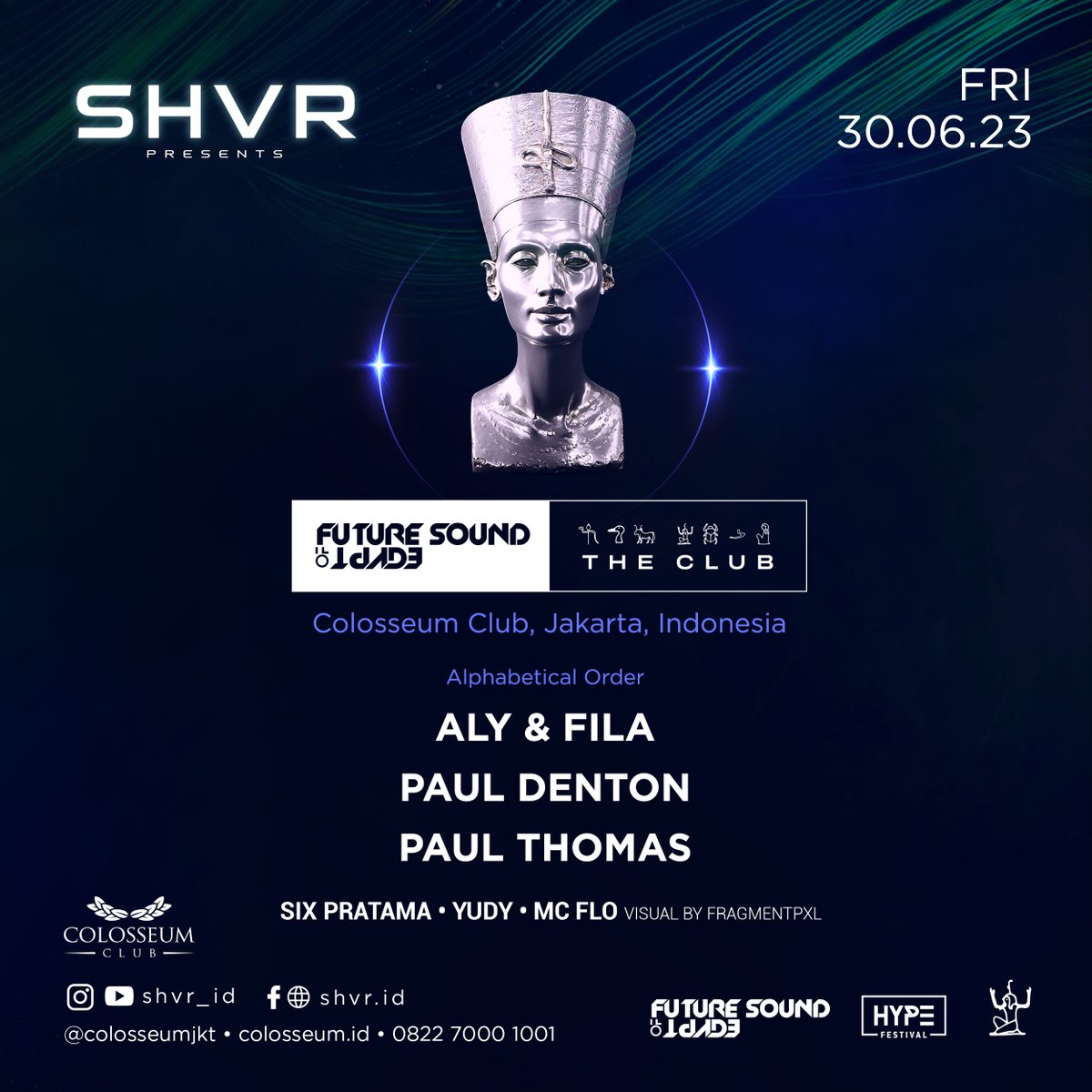 ColosseumJKT's tweet photo. The biggest party of the weekend happens TONIGHT!
Don't miss #FSOEtheCLUB with @alyandfila @djpaulthomas @djpauldenton under the chandelier TONIGHT!
⇢ RSVP: ☎ 0822 7000 1001 / 🌐 https://t.co/h9kydntAl4
#ColosseumJKT #AlyandFila #Trance #TranceFamily #SHVR https://t.co/ekIxDL9jXe