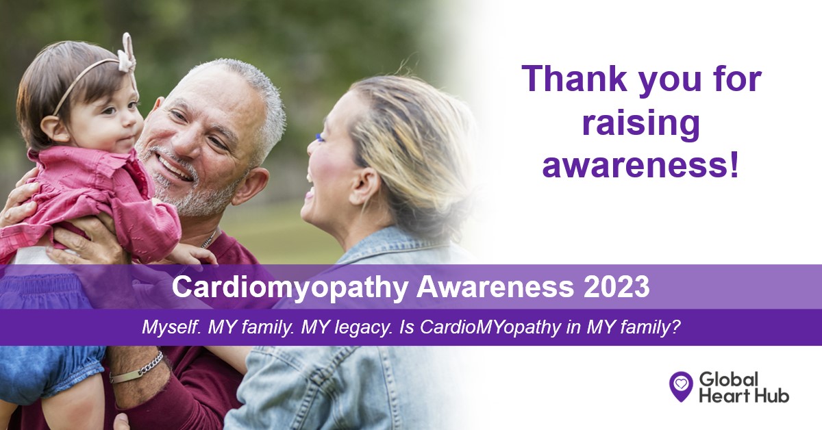 GlobalHeartHub's tweet photo. Thank you to everyone who joined us during #Cardiomyopathy Awareness Week 2023. Your support has been instrumental in helping us reach more people and make a difference in the lives of those affected by this condition.
#WhyGeneticsMatter #CardiomyopathyAwareness2023 https://t.co/ndNxP7bHME