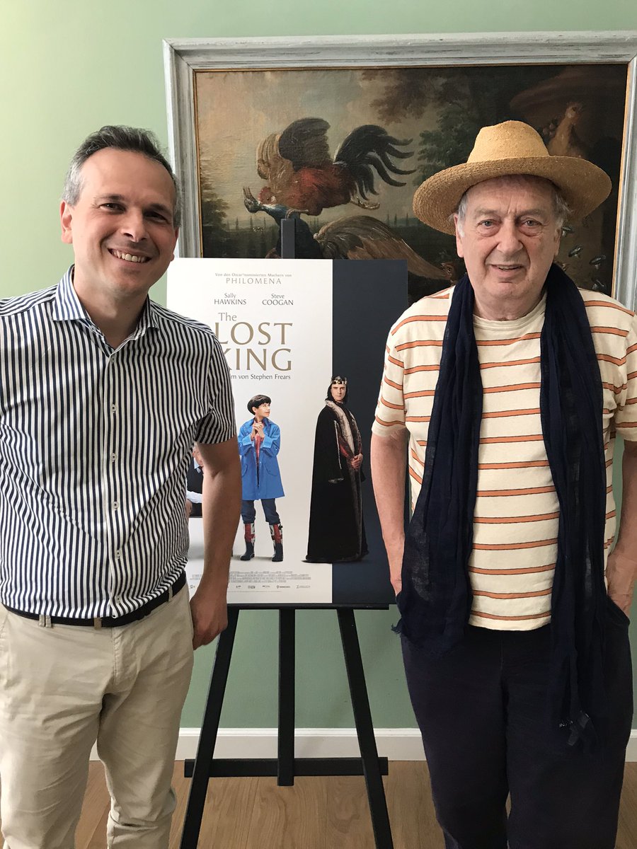 #StephenFrears hatte seinen neuesten #Film #TheLostKing mit #SallyHawkins im Gepäck. Mehr dazu zum #Kinostart im Oktober. #interview #newbritishcinema #Leicester