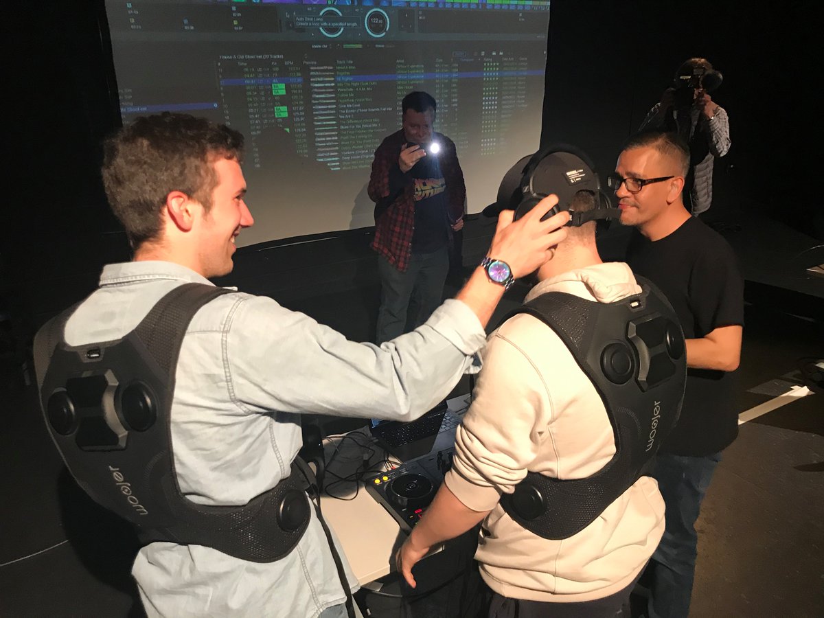 DeafAcademy's tweet photo. Our students have been part of an exciting research project at @FalmouthUni  transform live music experiences for deaf people. Testing out Beat Blocks a multi-sensory interactive floor they felt, melody, rhythm and base at the same time. 
https://t.co/lXZf0iTVb2

#Inclusivity https://t.co/wd8U5bMGup