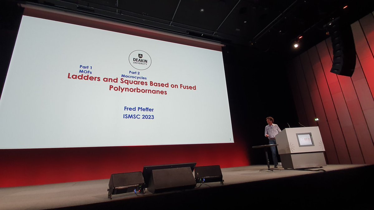 All the way from @Deakin University in Australia the one and only Fred Pfeffer @PfefferFred is up here next at #ISMSC2023