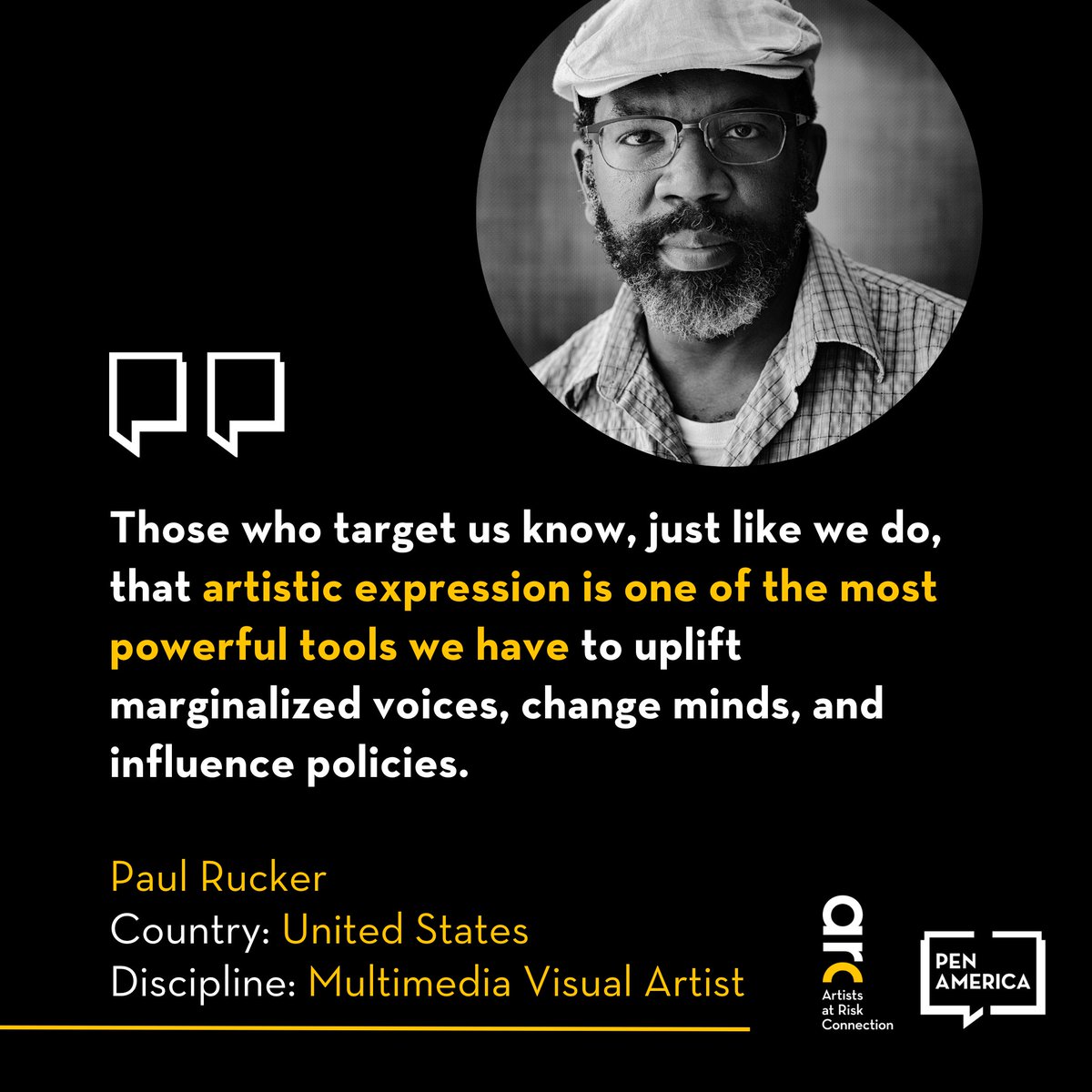 Our report’s foreword by @blackcellist explores his experience as a Black artist facing issues like #UScriminaljustice. His career has been dedicated to dismantling oppressive systems & uplifting oppressed voices, & that comes with a price. #artactivism

bit.ly/artispowerrepo…