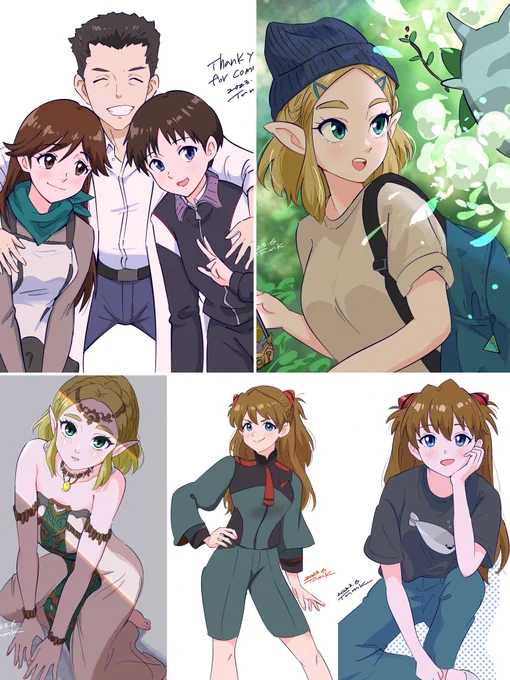 今月は11枚でした。エヴァ描く期が回ってきたのと、簡単な背景を描いてみたりした  #今月描いた絵を晒そう