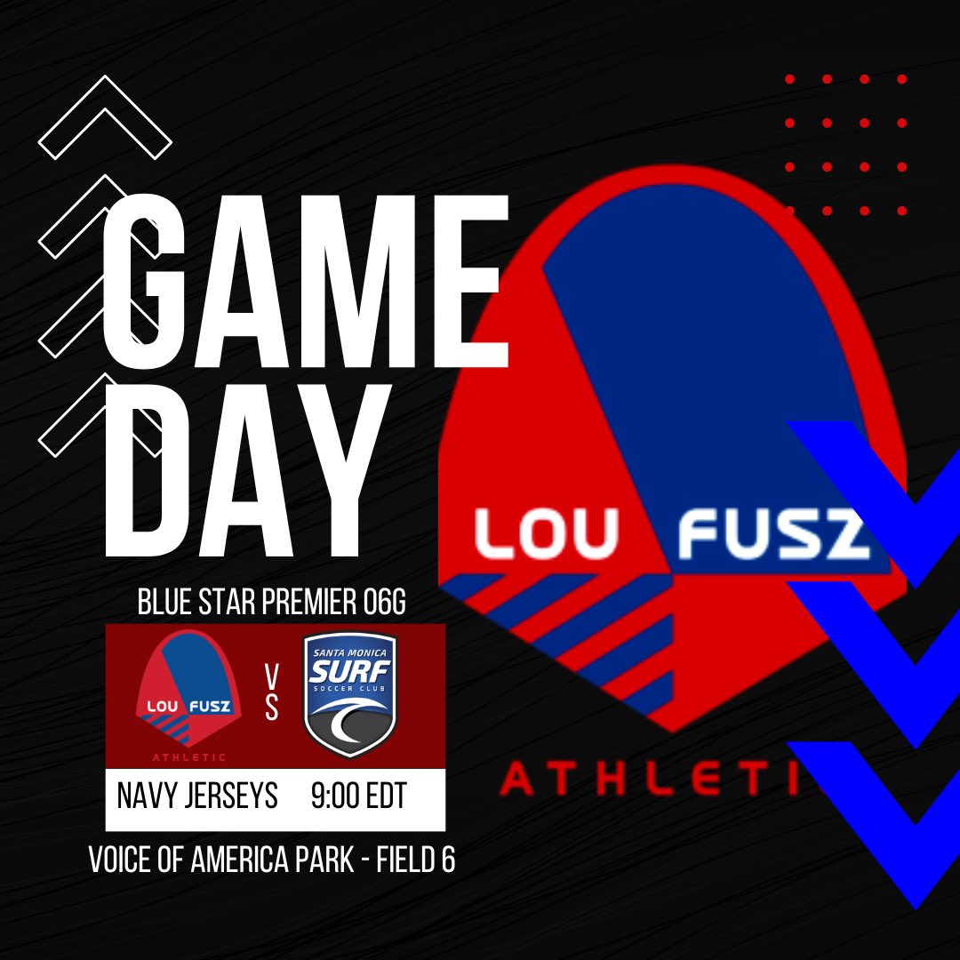 LFBlueStrPre06G's tweet photo. Game Day!
📍Voice of America Park | Field 6
⏰9:00 EDT
👕Navy jerseys
🆚Santa Monica Surf https://t.co/Gs6Eiv9lAm