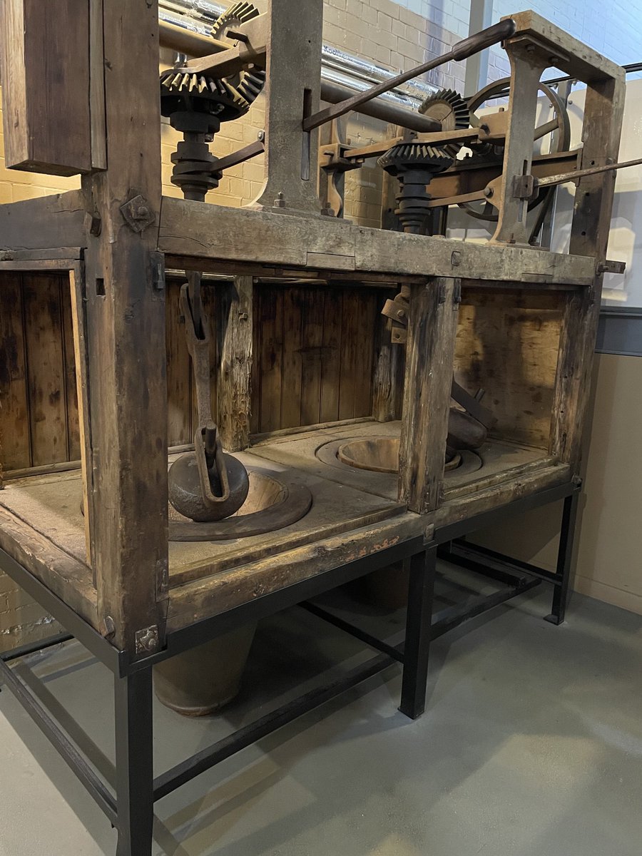 Gabrielle Robilliard (@gabyrobilliard) on Twitter photo Industrial snuff: these giant pestle and mortars were designed to grind tobacco for snuffing, housed in <a href="/KelhamIsland/">Kelham Island Museum</a> in Sheffield, from local snuff makers Wilson & Co. <a href="/intoxspaces/">Intoxicating Spaces</a> #tobaccohistory #snuff Industrial snuff: these giant pestle and mortars were designed to grind tobacco for snuffing, housed in <a href="/KelhamIsland/">Kelham Island Museum</a> in Sheffield, from local snuff makers Wilson & Co. <a href="/intoxspaces/">Intoxicating Spaces</a> #tobaccohistory #snuff