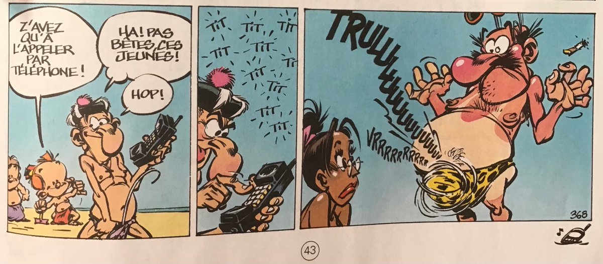La_Case_Actu's tweet photo. Allo, M. Mégot 📞 ☀️ 📞 , vous préférez un sms peut-être 🤔 ?
#BD
#Lepetitspirou https://t.co/latmaLwEXP