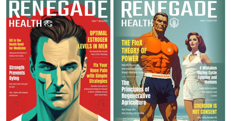 RenHealthMag's tweet photo. Spring and Summer issues of Renegade Health Magazine are out!

Both have received glowing reviews!

Subscribe for free today. 👇