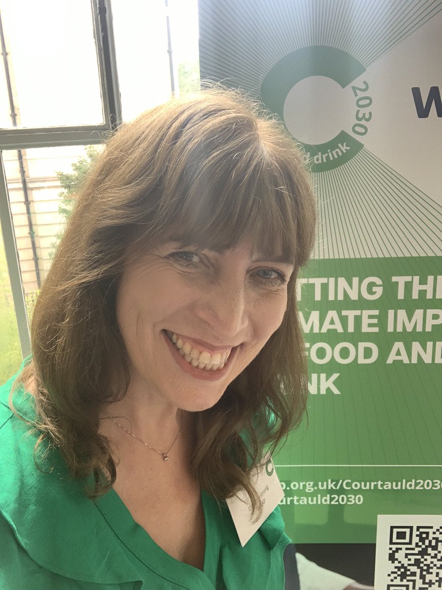 Great to be @ the #Courtauld2030 Annual Conference at the RIBA Building in #London today to talk all things #FoodWaste #NetZero #WaterSustainability with 100+ attendees from business, government, charities #TransformOurFood
