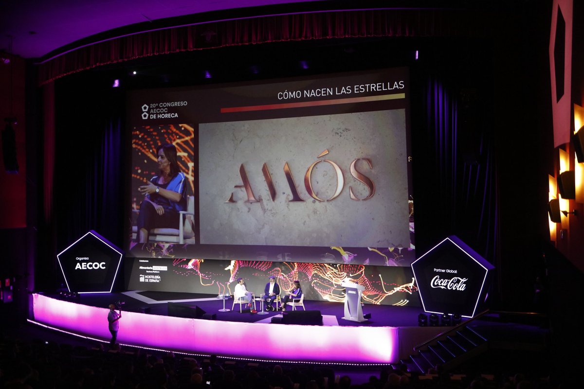 ¡Un honor ser parte de la 20ª edición del #CongresoAECOC! Rodeados de directivos y emprendedores de #Horeca, compartimos nuestra pasión como chef y copropietarios del <a href="/cenadordeamos/">Cenador de Amós</a> . Preservamos tradiciones mientras abrazamos la #InnovaciónCulinaria. ¡Gracias por el apoyo!