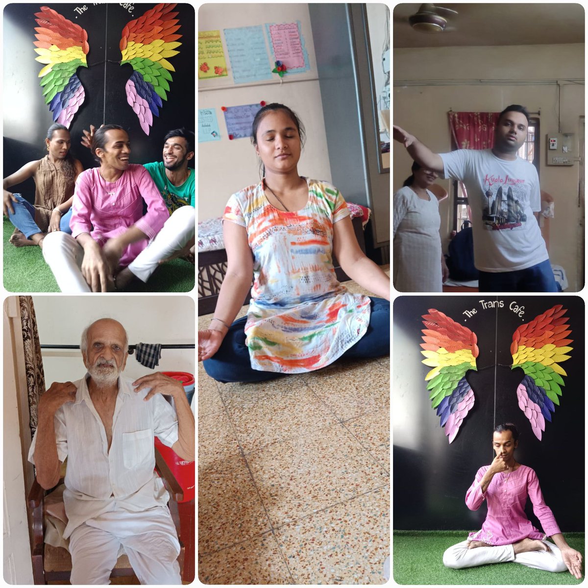 Actionforchang5's tweet photo. Yes I Can Foundation on the occasion of Yoga Day celebration Yoga Pose challenge was organised and we are happy to see our beneficiaries - Underprivileged girls, specially abled students and transgenders engaged in Yoga sessions.🧘‍♂️🧘‍♀️

#yoga #health #yesican https://t.co/lDrdcIAr3v