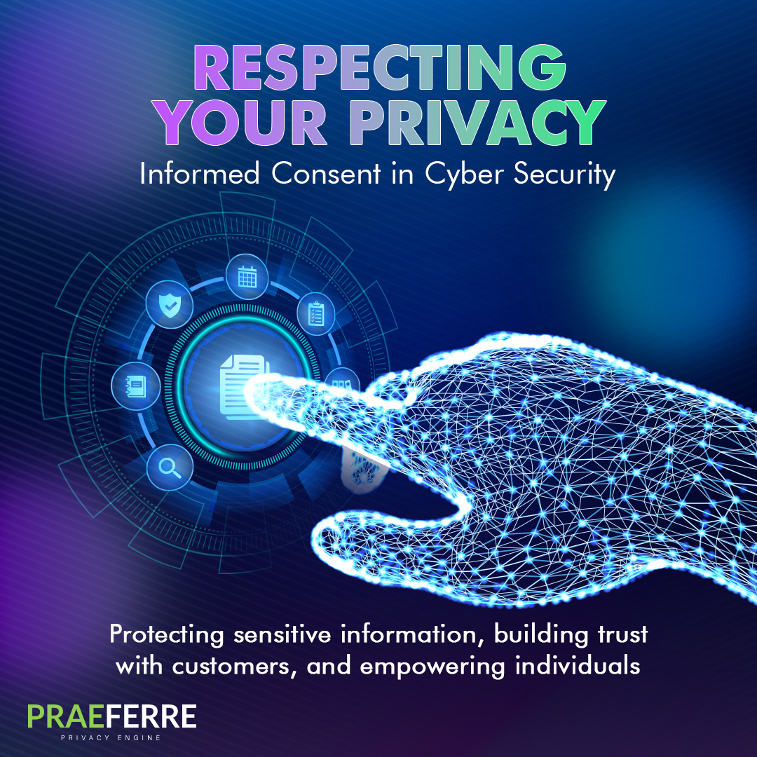praeferre's tweet image. Enhance  privacy through trust and create a secure digital environment by emphasizing the importance of protecting sensitive data and empowering individuals to make informed choices about their privacy. 🛡️

#Praeferre #Cybersecurity #CyberSecurityAwareness #GDPR #InformedConsent