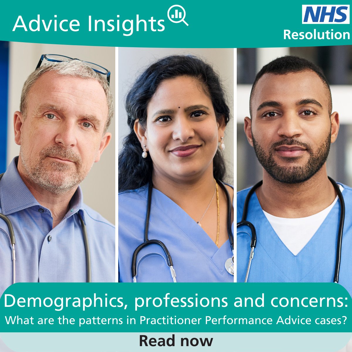 NHSResolution's tweet photo. Today our #PractitionerPerformanceAdvice service published its latest Insights paper looking at the demographics of the practitioners we advise on &amp; patterns of concerns reported to us by healthcare organisations between April 18 to March 23.

Read here➡️ https://t.co/ACqFWU74uQ https://t.co/9vIAsZq1d6