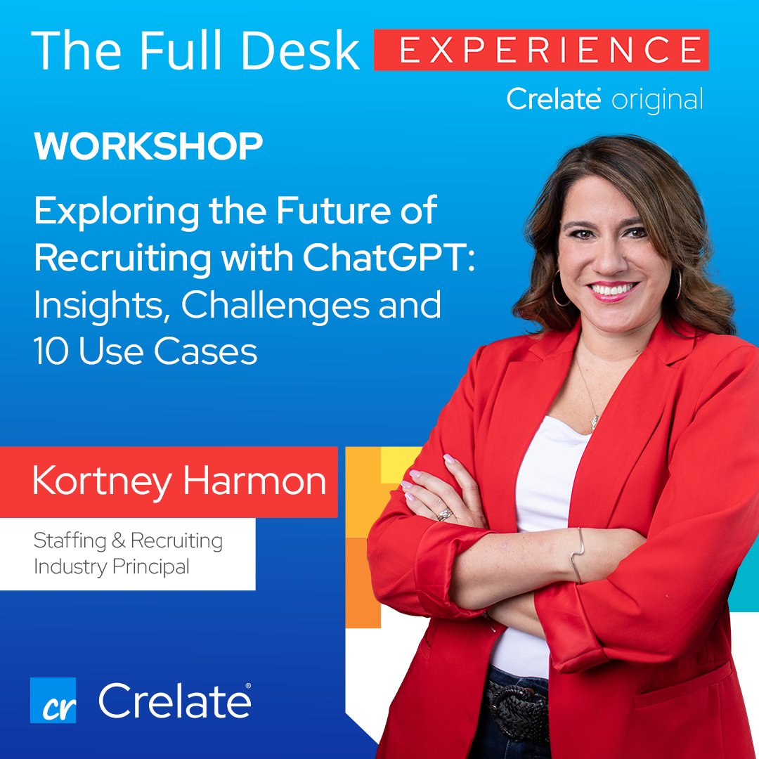 🎙️ Discover the power of ChatGPT for your staffing firm! Gain insights, uncover challenges, and explore real-world use cases in this episode of The Full Desk Experience. Join the conversation on #AI and #ConversationalAI. Listen here: bit.ly/444c1td