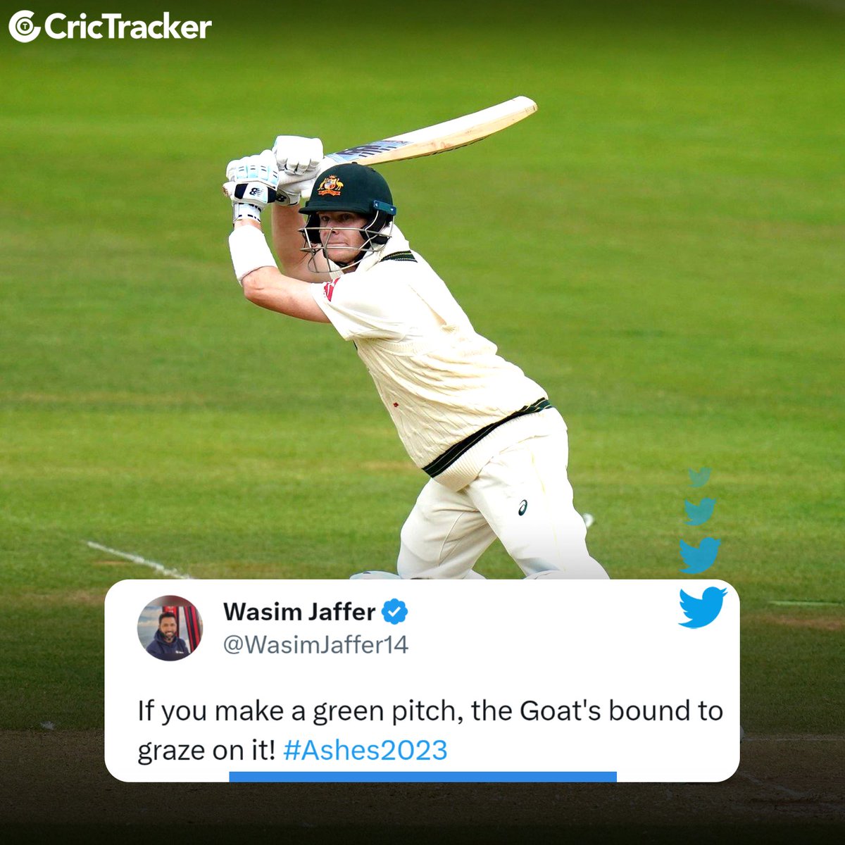 Wasim Jaffer applauds Steve Smith in his own way 😂🙏🏻

#ENGvsAUS #TheAshes