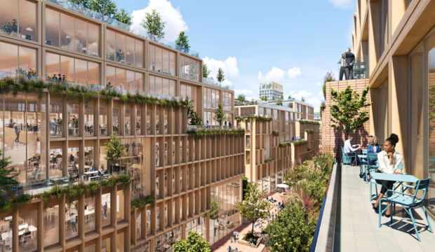 The Largest Wooden City in the World: In an old industrial zone in Stockholm filled with former factory buildings, developers plan to build a “wooden city”– the largest mass-timber development in the world, with 30 wood buildings spanning 25 blocks. fastcompany.com/90910562/the-l…