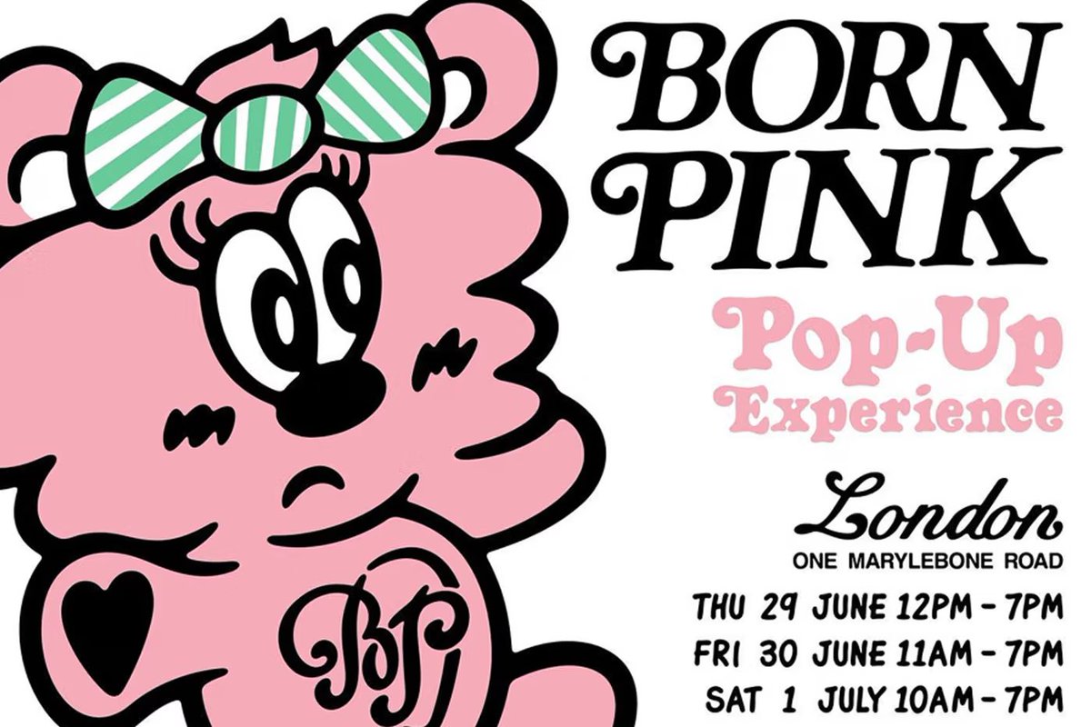 [NEWS] The #VERDY x @BLACKPINK “BORN PINK” exclusive collection collaboration has been announced in London. MORE POP-UP LOCATIONS will be announced later this Summer!

Source: hypebeast.com/2023/6/verdy-x…

#BLACKPINKxVERDYinLONDON #BLACKPINKxVERDY #BORNPINK #BORNPINK_WORLDTOUR