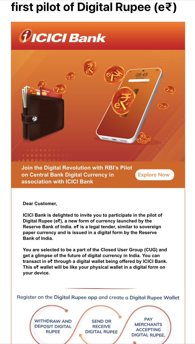 Gautam_iit's tweet photo. Interesting. RBI taking CBDC path seriously! https://t.co/1JbNUtLbsc