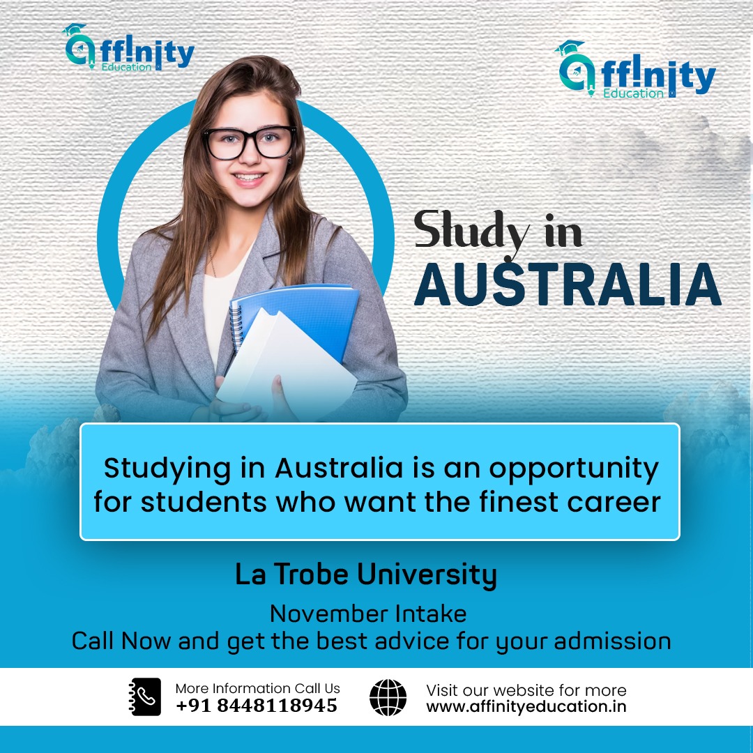 Studying in Australia is an opportunity for students who want the 🏆 finest career.

#studyinaustralia #latrobeuniversity #studyabroad #internationalstudents #education #career #future #opportunities #novintake #callnow #admissions #advice #emojis