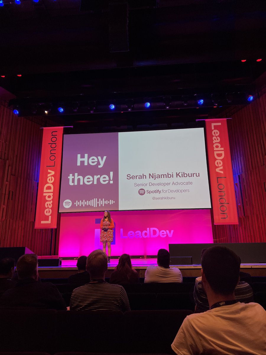 Daniel Devesa Derksen-Staats (@dadederk) on Twitter photo Loved <a href="/serahkiburu/">Serah Njambi Kiburu</a>'s talk yesterday at <a href="/TheLeadDev/">LeadDev</a>, "Building for the Underserved, Solving for All"! I think the talk will be available soon, but for now, I recommend her episode "All Things Accessible" in the "Spotify for Developers: On the air!" podcast!
open.spotify.com/episode/3M3BTS… Loved <a href="/serahkiburu/">Serah Njambi Kiburu</a>'s talk yesterday at <a href="/TheLeadDev/">LeadDev</a>, "Building for the Underserved, Solving for All"! I think the talk will be available soon, but for now, I recommend her episode "All Things Accessible" in the "Spotify for Developers: On the air!" podcast!
open.spotify.com/episode/3M3BTS…