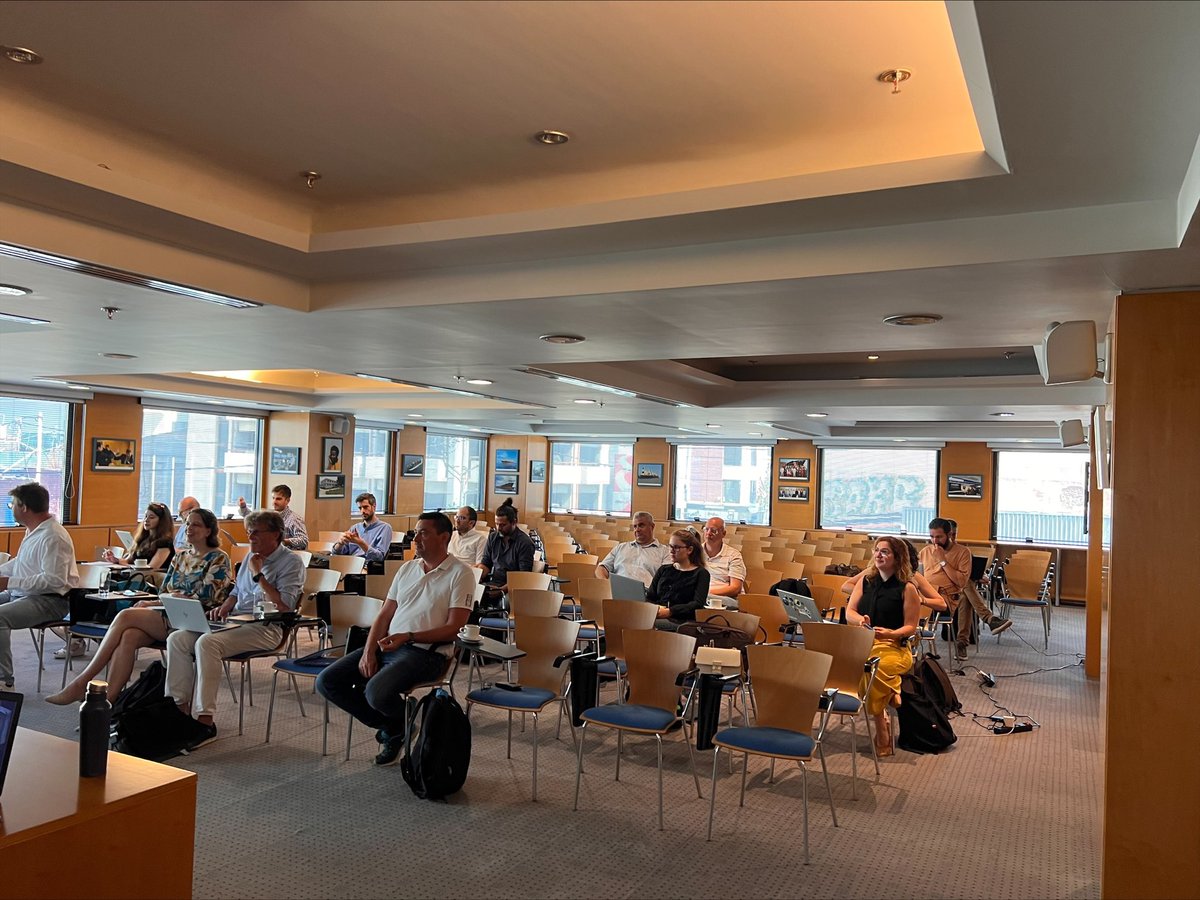 mosesproject20's tweet photo. 🙌@mosesproject20 7th project #Board meeting
was conducted yesterday, in @danaosmc premises in Piraeus 🇬🇷❕

MOSES team gathered to discuss &amp; fine-tune the upcoming #PilotDemonstrations 🧑‍🏭👩‍🏭&amp; streamline the course of actions❕

Stay tuned❕ 

#InvestEUresearch 🇪🇺 #H2020 https://t.co/BTKUdXTZoy