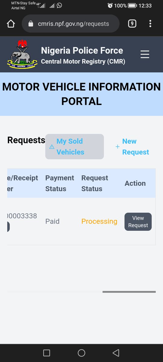 samchuky2020's tweet photo. @BenHundeyin Hi Ben, did this and it have been processing since then.

What could be the issue? https://t.co/b3yHP1gyae