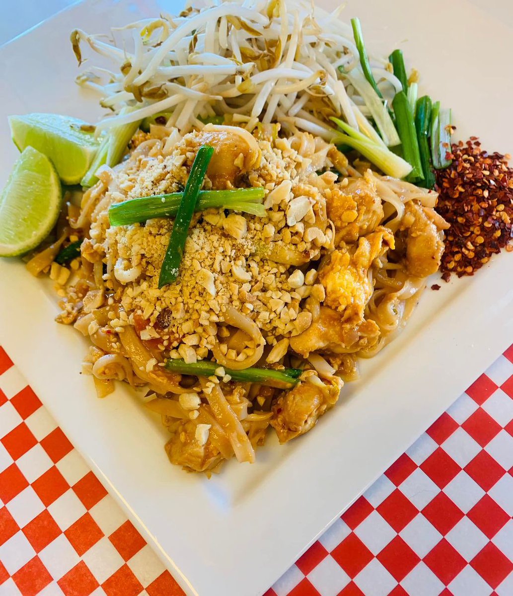 Guess what, you lucky people? Since we are closed on Saturday, we'll have our #delish Pad Thai available a day earlier this week. Come and get it today or tomorrow - whilst stocks last!