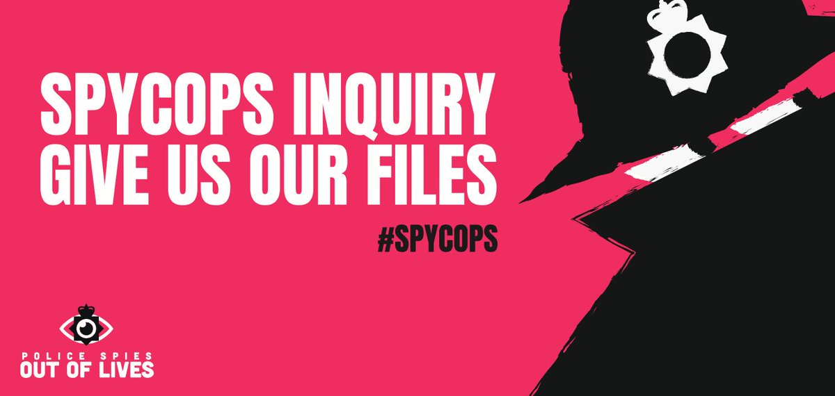 Now we all agree these #spycops deployments were unjustified and unlawful, it's time to hand over the files. They should never have been written, collated or stored. They should now be given to those abused by these out of control police units.