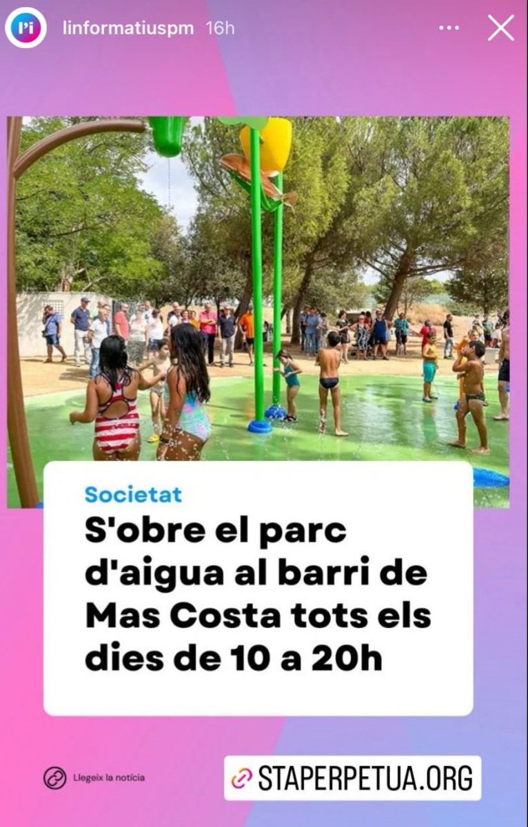 GuilleAlmansa's tweet photo. Ei @ajuntamentSPM ja sé que el parc d'aigua té un circuit tancat. Però aquests 2 posts al mateix moment no tenen sentit.
(Avui tornen amb el de l'aigua)

@EsquerraSPM i @SPMenComu hi trobeu sentit?? https://t.co/GcrW0WAkJE