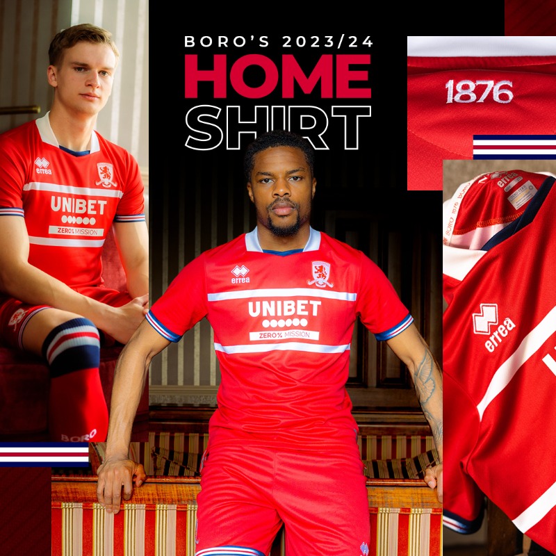 Middlesbrough fc hotsell new kit