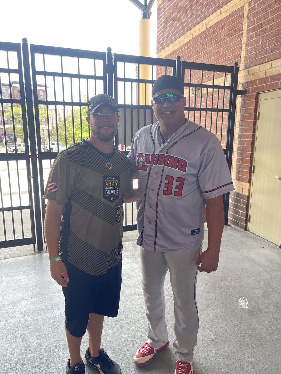 Stillyry's tweet image. Last week’s Celebrity softball game in Lansing ,Michigan