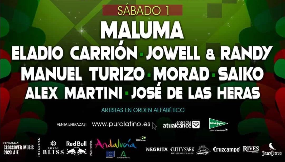 Se vende entrada para PURO LATINO #SEVILLA. Sábado 1 de julio en Estadio La Cartuja.

✨ 55€ con cambio de nombre incluido. Contacta por privado.

<a href="/PuroLatinoFest/">Puro Latino Oficial</a> #PuroLatino #Concierto #SevillaHoy