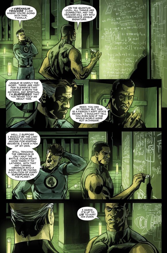 T'Challa and Reed of The Fantastic Four being geniuses #RecastTChalla