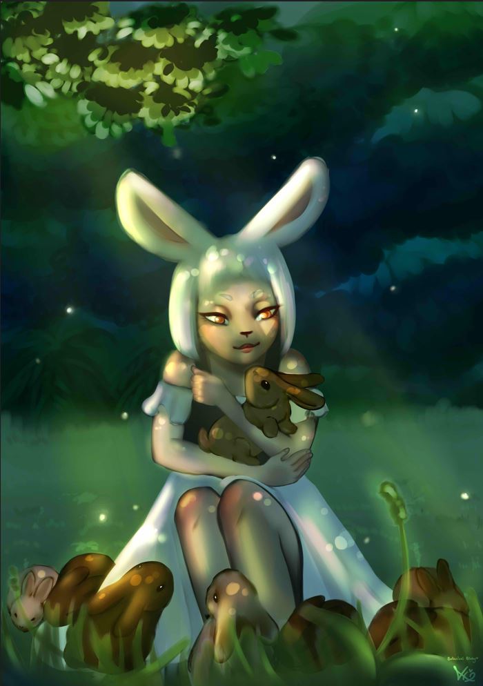 BinkyBuzz's tweet image. Stream end!! We finally finished the #Mossymonth drawing 🫡, Im pretty proud of how it turned out!
 THANK YOU SO MUCH TO @juniper_nz FOR RESUB, YOU'RE TOO SWEET AAH!!🥺♥️♥️
We raided @asuartsu who was doing the colour wheel challenge!!

#streamend #forest #bunny