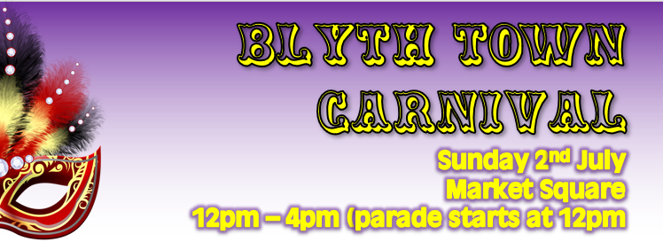 blythfest's tweet photo. Blyth Town Carnival - this Sunday 12pm-4pm on Blyth Market Square. Fun for all the family. (Parade starts at noon.) 
https://t.co/wt8Xmna1mY
#Blythfest https://t.co/VQDn1Yn76O