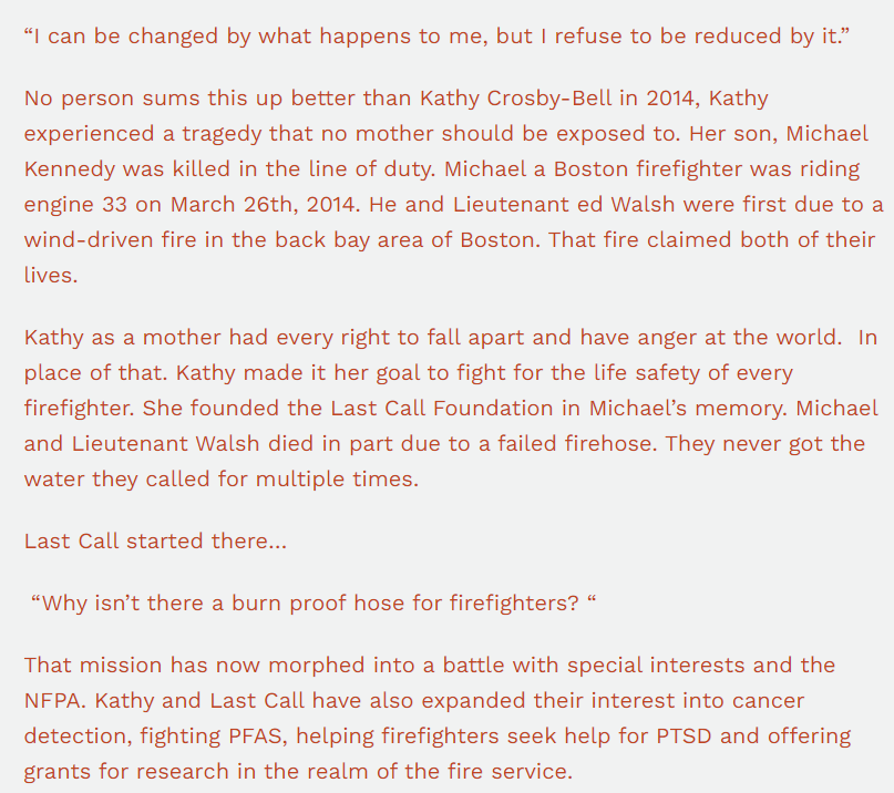Di_Cotter's tweet photo. #michaelkennedy #dorkstrong #hose #NFPA #PTSD #backbay #fire #pfas #burned @LastCall_LCF 
...  this is strength...   
https://t.co/BJKHSmRxpC https://t.co/2uhmhy3tyY