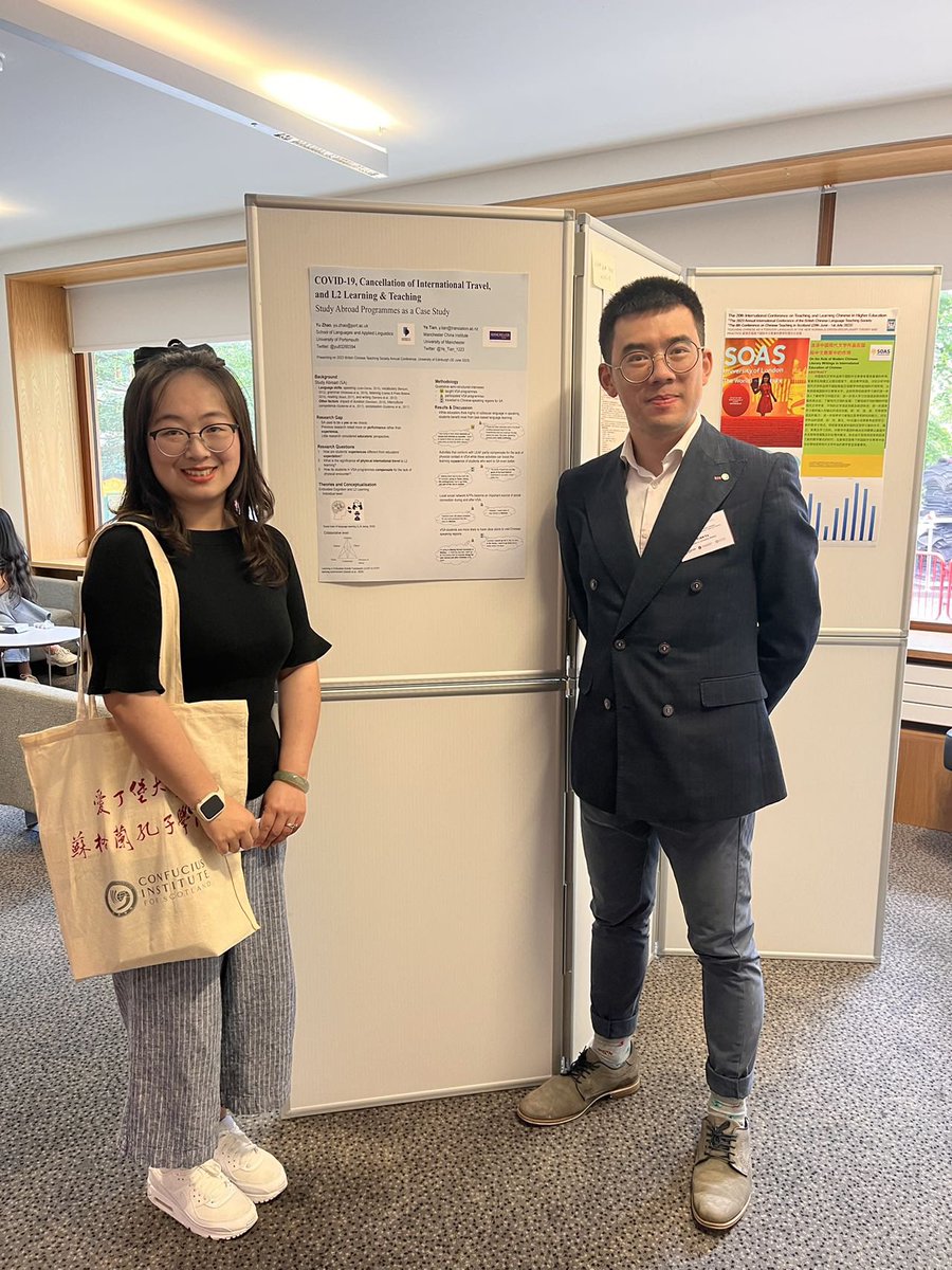 Ye_Tian_1223's tweet photo. Participating my first poster conference on #BCLTS 2023 #teachingchineseHE2023
We are demonstrating how virtual study abroad influences students L2 learning experience https://t.co/IUtthIJbsm