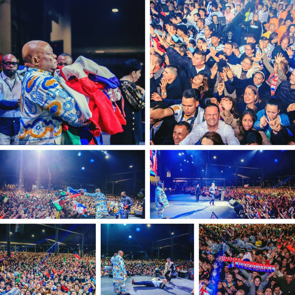 lmutkal's tweet photo. Quels moments émouvants de puissants services !!!
Les multitudes des nations emportées par l'onction que dégage l'apôtre Léopold Mutombo, demandant à l'homme de Dieu avec insistance d'impacter de la même onction leurs nations par leurs drapeaux!!!
C'est tout simplement du jamais vu !!! 
Pour une première et à une dimension un RDC congolais portant fièrement l'étendard de la nation !!!
Ce que nous méprisons chez nous, les autres en profitent largement !!!
* À ce pont et objectivement, ceci doit nous interpeller !!!!
#CongresMondialDeReveil
#Bogota_Colombie