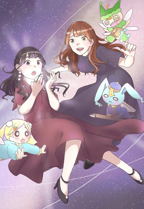 今回お誕生日にお送りさせていただいたメッセージカードのカードイラストとホルダーのデザインをさせていただきました! お声掛け下さったコウさん、ホルダーの落書きに参加して下さった皆さん ありがとうございました!!  #もぁぱち