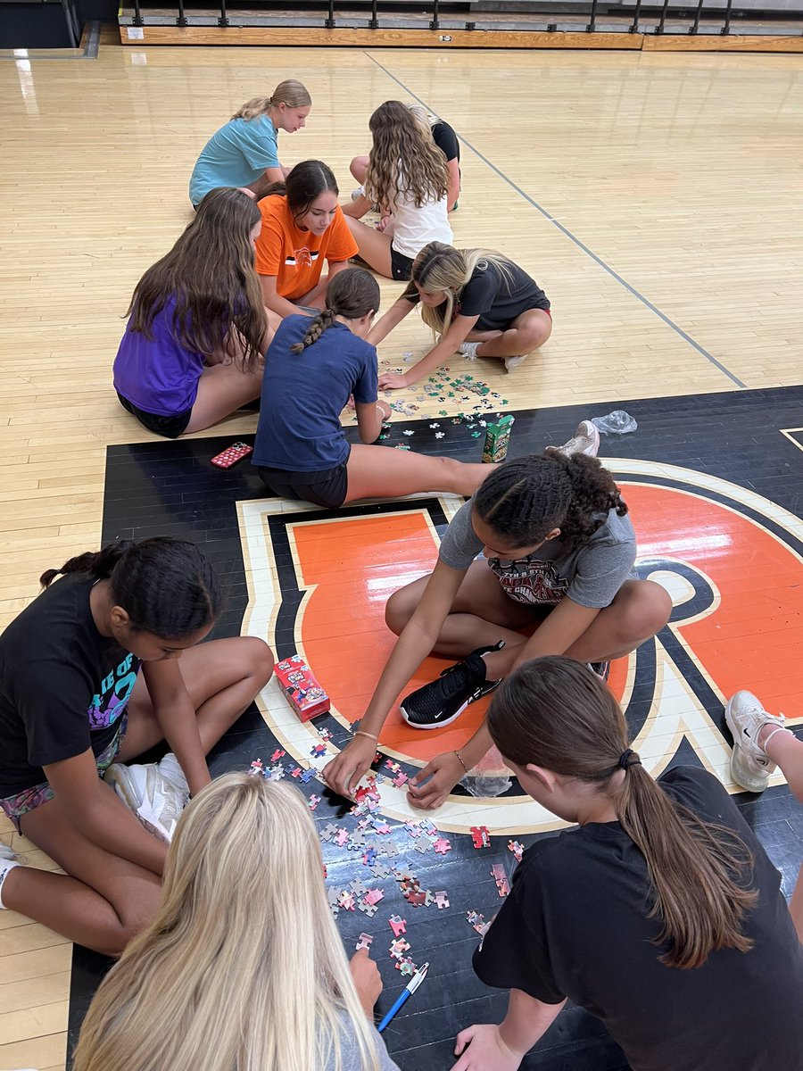 Team bonding to wrap up summer workouts! Full of minute to win it challenges and lunch!