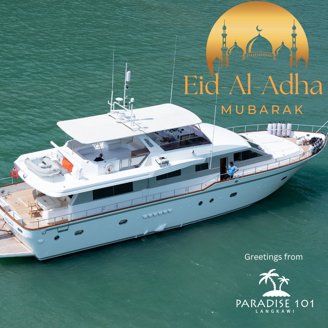 NaamAdventure's tweet photo. Wishes for a Joyous Eid al Adha from Paradise 101 Langkawii. May the blessings of this sacred occasion bring joy, prosperity, and harmony to your life. 🕌🐐 Join us in this special celebration as we bask in the beauty of faith, gratitude, and togetherness. #Paradise101Langkawi https://t.co/hBxqSB90rF